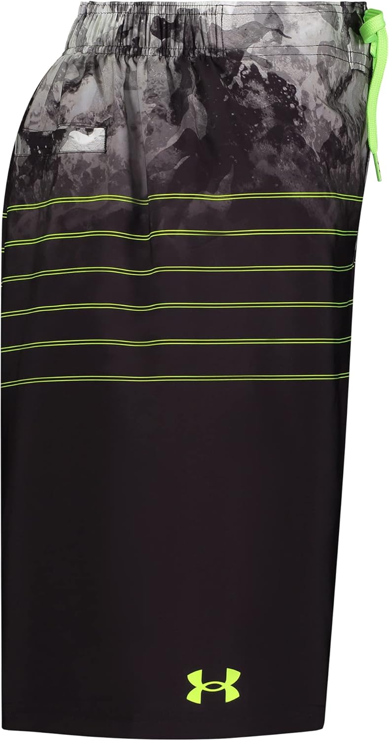 Under Armour mens E-board Swim Shorts With Drawstring Closure & Back Elastic Waistband, Quick-dry