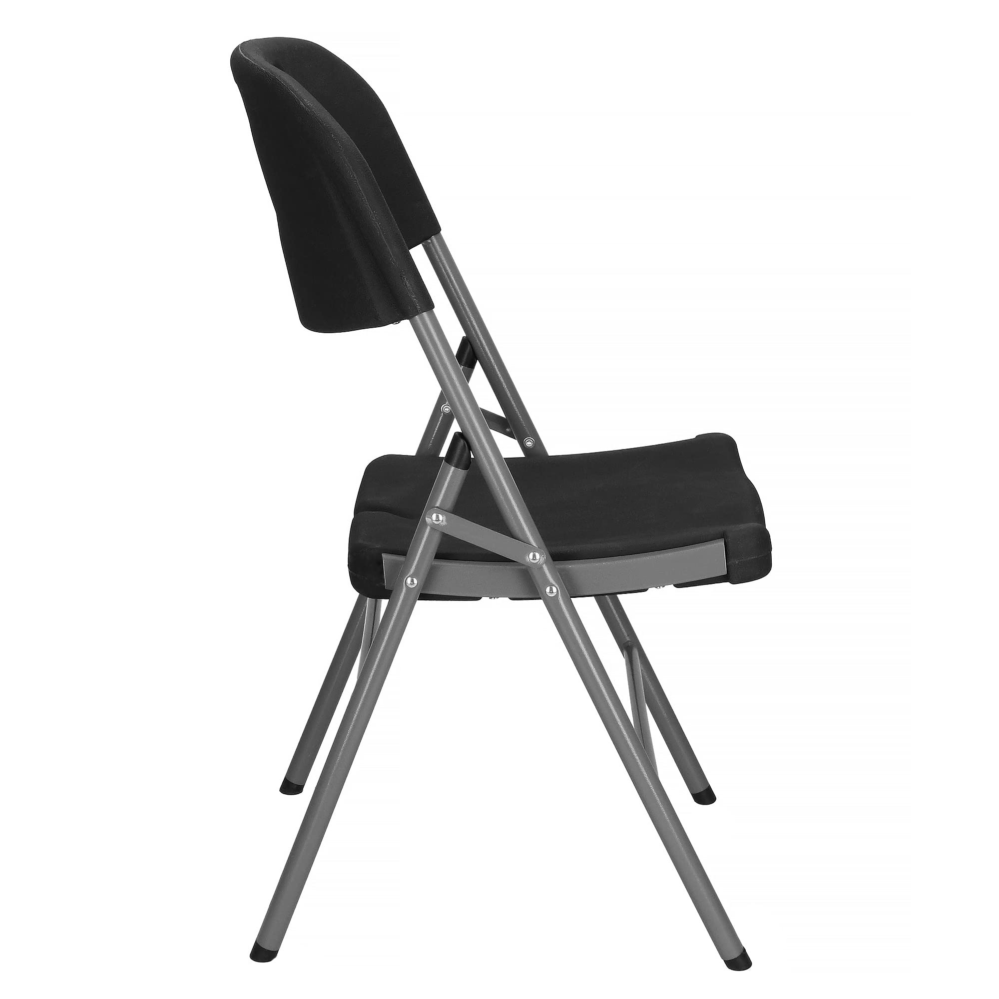 SPRINGOS Lot de 6 chaises pliantes en plastique pour banquet