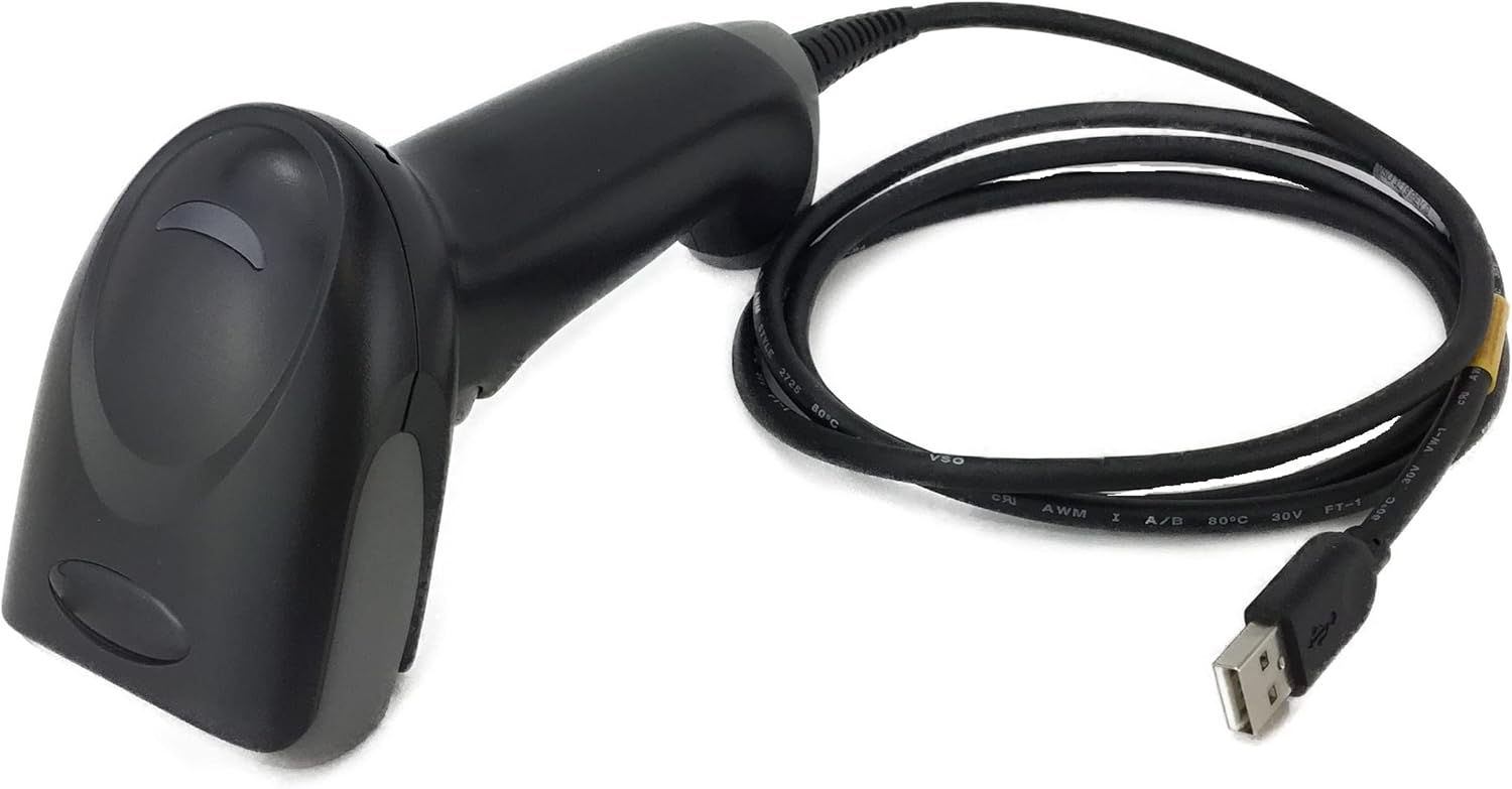 PWR UP Honeywell Voyager Extreme Performance (XP) 1470g Handheld Corded Barcode Scanner (2D, 1D, PDF, Postal), Includes Stand and USB Cable