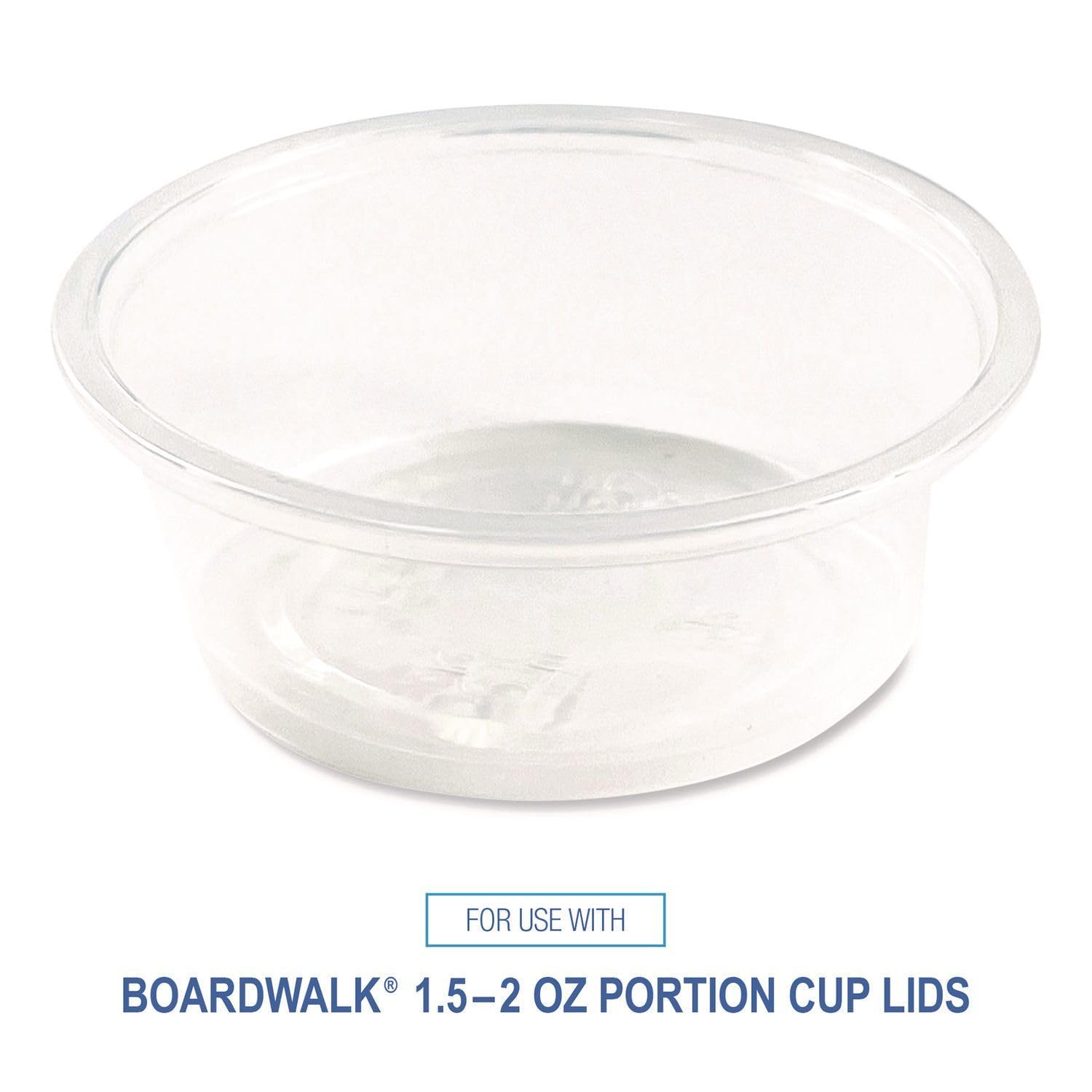 Boardwalk Souffle/Portion Cups, 1.5 oz, Polypropylene, Translucent, 2,500/Carton