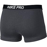 Algopix Similar Product 1 - Nike Womens Pro 3IN Short Charcoal