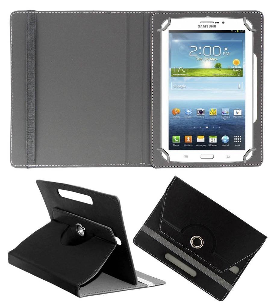 Acm Rotating 360 Leather Flip Case Compatible with Samsung Galaxy Tab 3v T116 Cover Stand Black (B015SMMJAS) Amazon Price History, Amazon Price Tracker