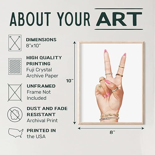 Miniatura 3 de Decoración de letrero de paz bohemio y chic, decoración de sala de estar de amor de paz para mujer, decoración de pared hippie de los años 70,