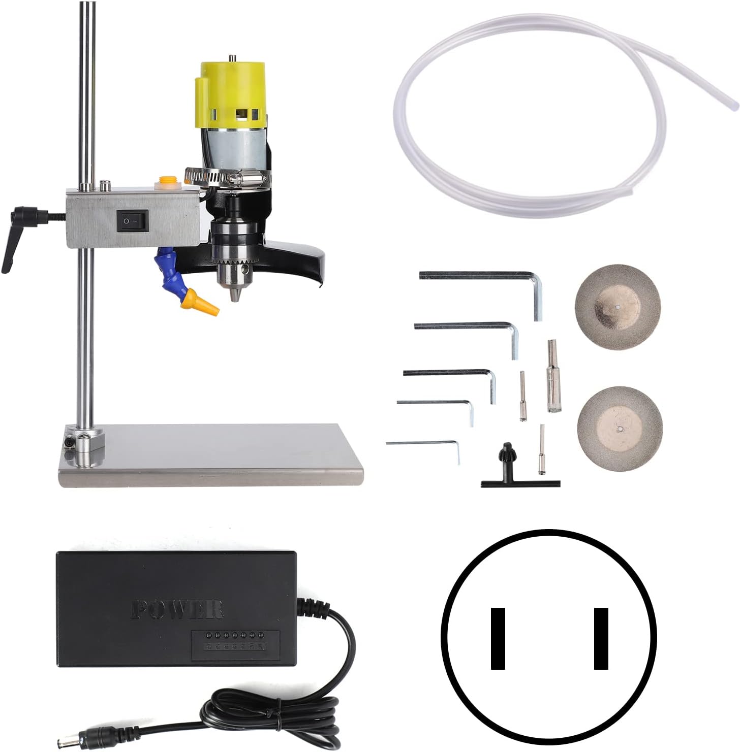 Bottle Cutter Electric DIY Machine Cutting Tool Kit for Ceramic Glass Flowerpot (US Plug)