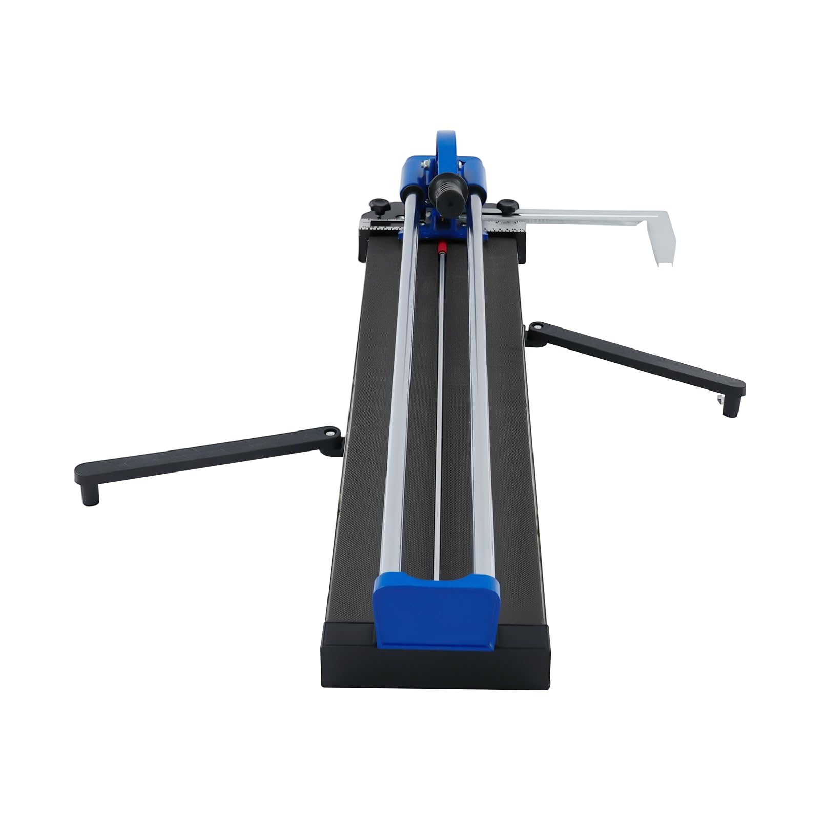 Cortador manual de azulejos de 80 cm con láser de infrarrojos, rueda de corte de aleación de tungsteno YG96, doble riel para azulejos de cerámica de 4-15 mm, color azul
