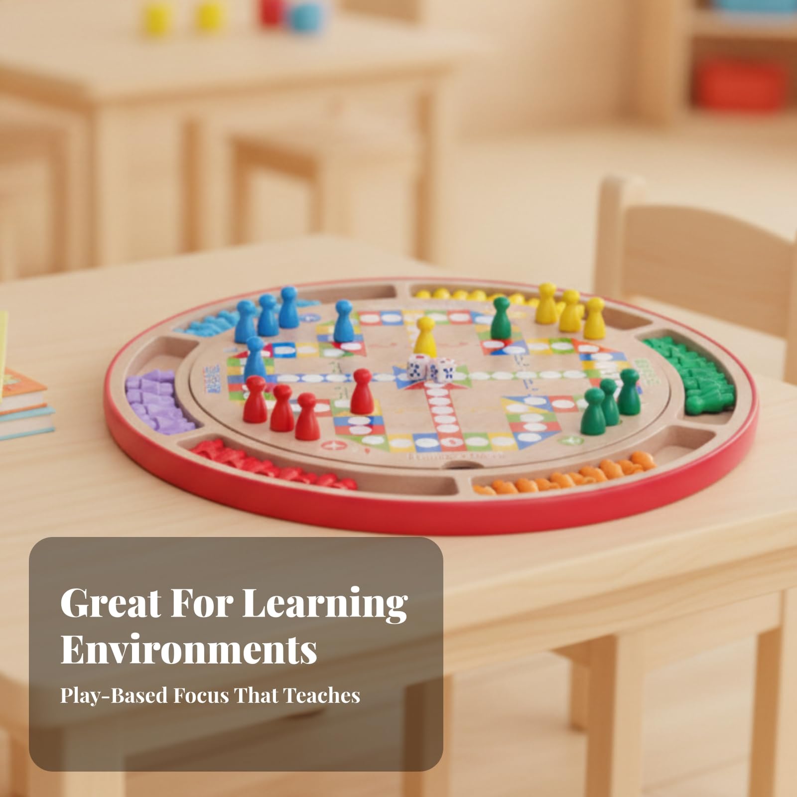 Scatola Del Gioco Educativo Tabellone Colorato, Tradizionale, per Ludoteca, Famiglie
