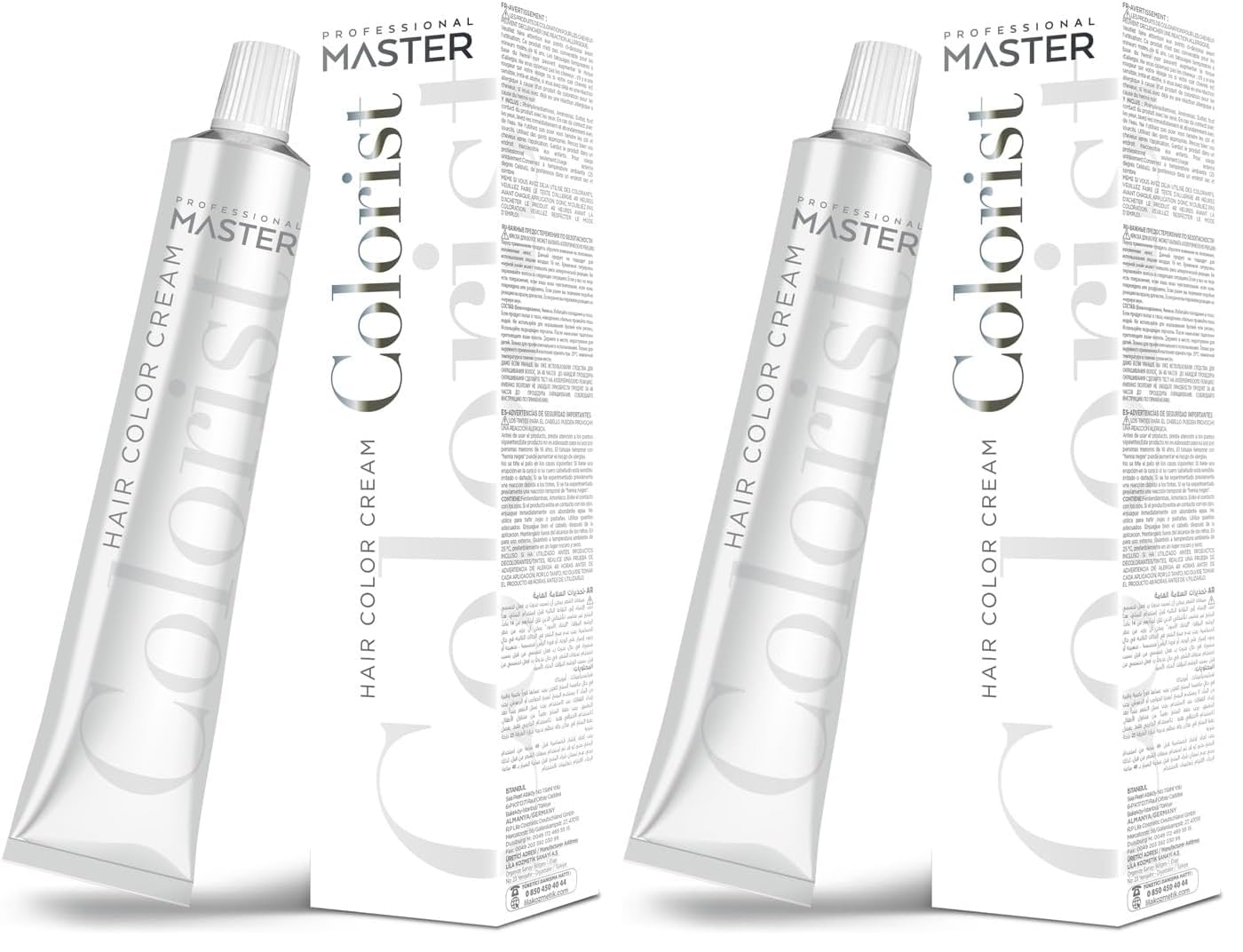 Professional Tüp Saç Boyası Boya 60 ml 1.1 Mavi Siyah (2 paketi)
