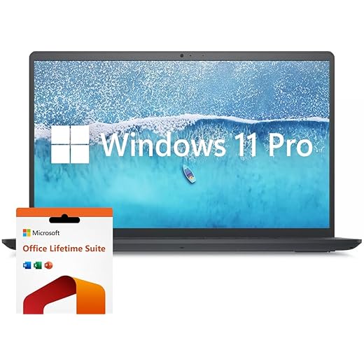 Dell Notebook Inspiron de 15,6 polegadas, laptop Windows 11 Pro 32 GB RAM 1TB SSD, processador Intel Core i7-1255U, tela IPS 120 x 120 Hz 1920 x 1080, licença vitalícia do Microsoft Office, teclado