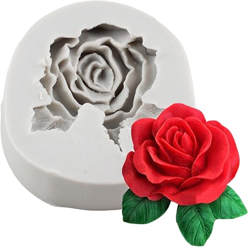 Miniatura 22 de Molde de caramelo de silicona rosa Mini flor Fondant moldes de chocolate para decoración de pasteles Decoración de cupcakes Pasta de goma de (Style