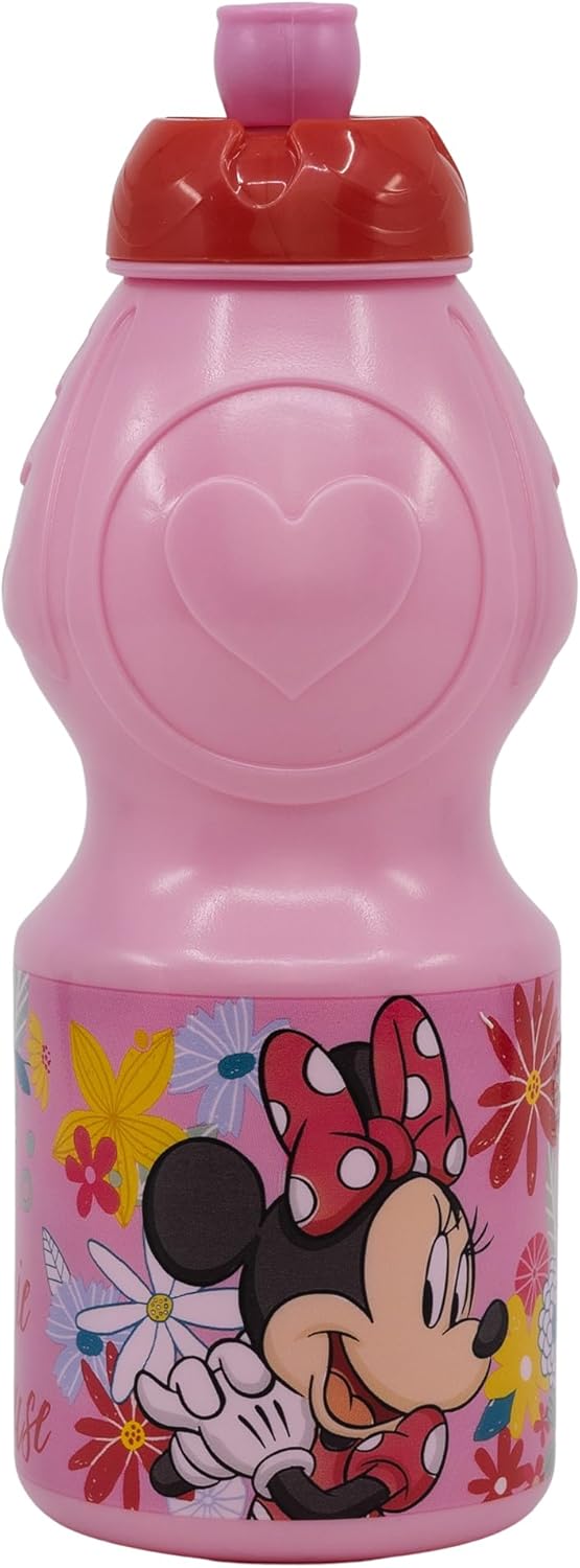 Stor Children's Sports Bottle 400 ml Minnie Mouse Spring Look