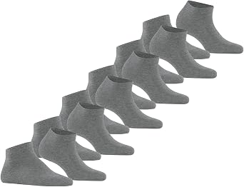 FALKE Happy Multipack W Sn Cotton Short Plain Ladies Short Socks (6-Pack)