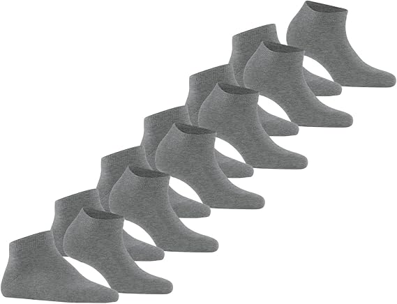 FALKE Happy Multipack W Sn Cotton Short Plain Ladies Short Socks (6-Pack)