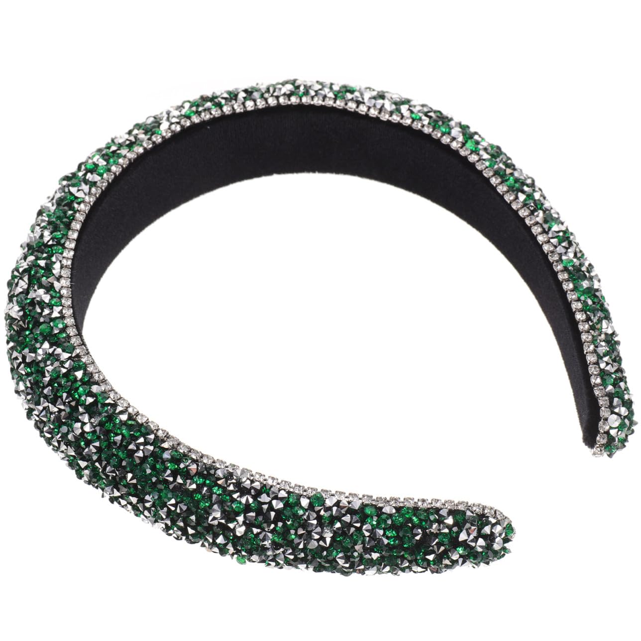FRCOLOR 5stücke Dekoratives -haarband Mit Glitzersteinen Breiter Haarschmuck Für Besondere Anlässe Eleganter Haarreif Für Perfektes Accessoire Für Hochzeiten Und Fotoshootings