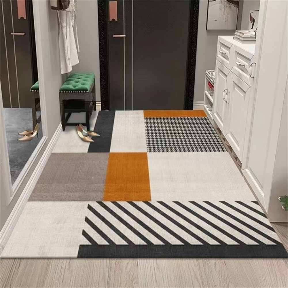 Tapis doux et confortable gris 60x120 résistant à l'usure pour salon