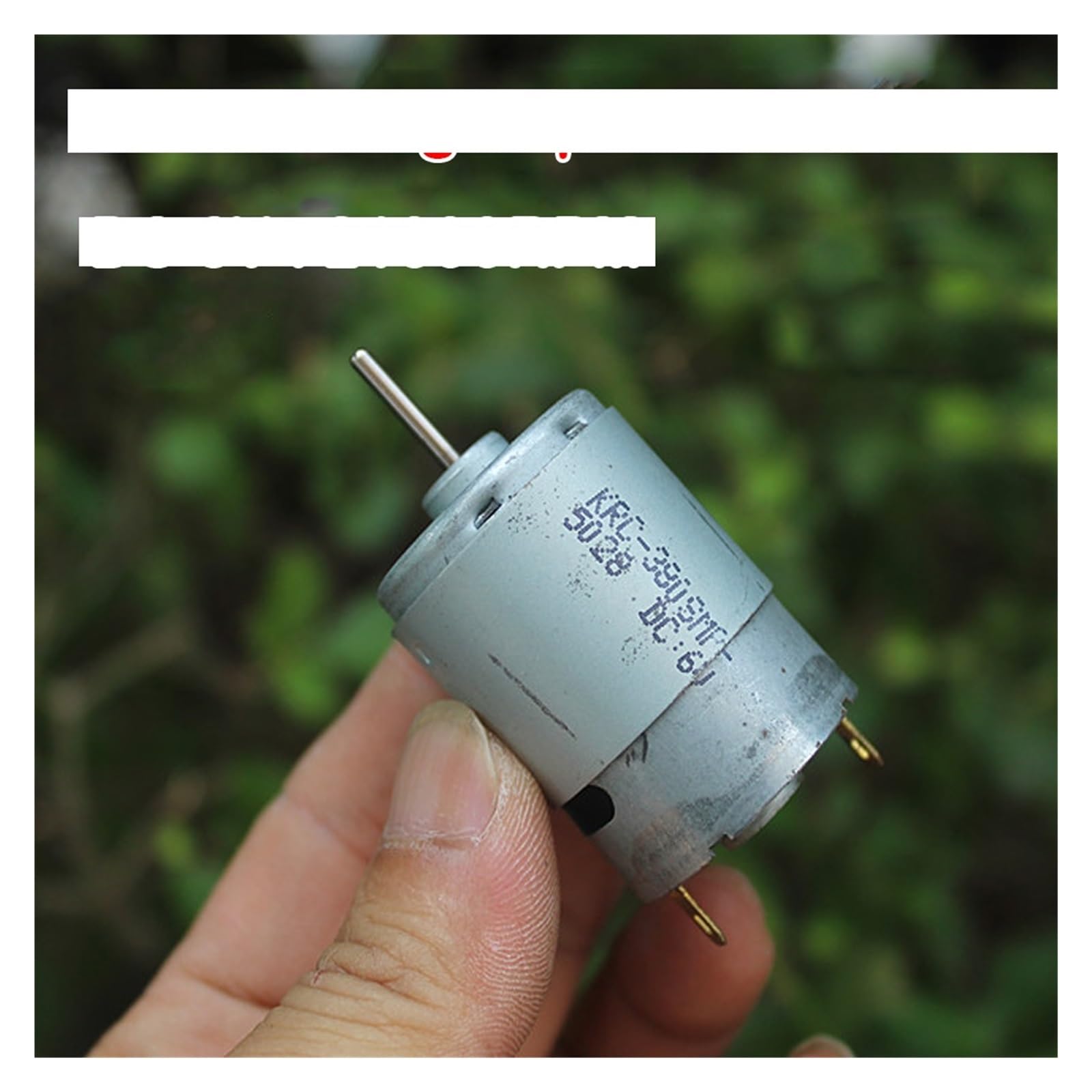 LHAOEEEYG 380DC Electronic Starter DC 3.7V 6V 7.4V 25900RPM High Speed Carbon Brush Electronic Starter 29mm*38mm Electronic Starter Toy Car Boat Model