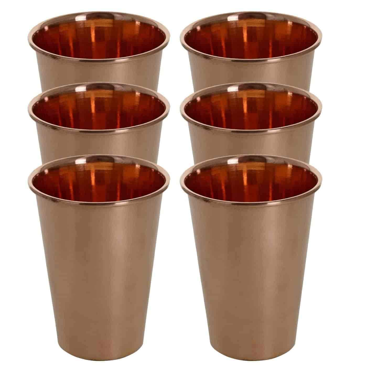 Gobelets indiens en cuivre UKAL la solution pour bannir les verres fragiles
