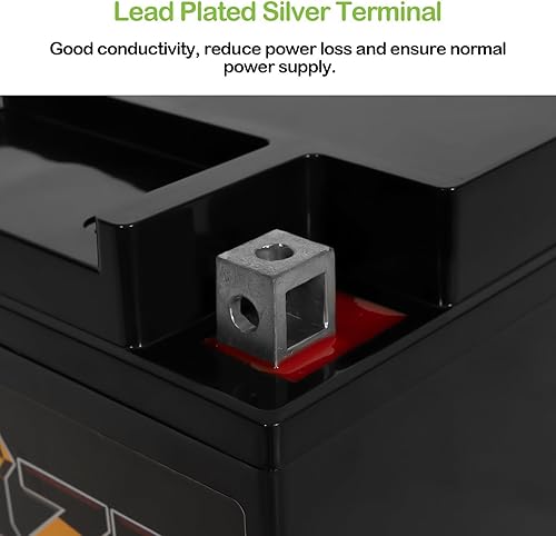 Miniatura 50 de Weize YTZ10S-BS - Batería de motocicleta AGM sellada de alto rendimiento, sin mantenimiento, compatible con Yamaha Honda