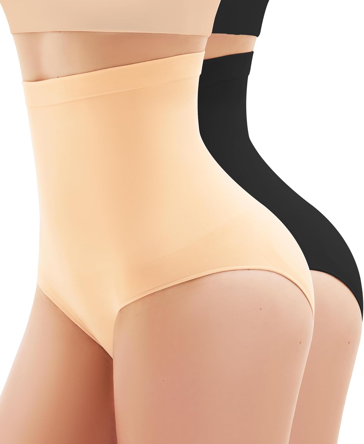 Ecogoose Tummy Control Shapewear Underwear for Women,Seamless Faja Body Shaper Briefs,High Waist Shorts Panties