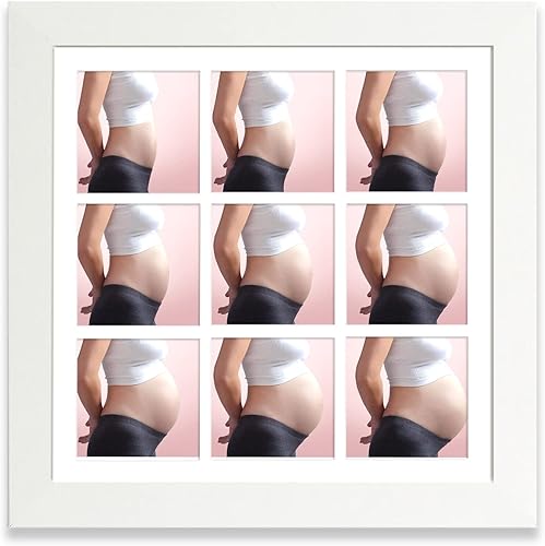 Vista 156 de YK Artwood Impresiones en lienzo personalizadas con tus fotos, marco de collage de 9 fotos, marco personalizado de 16 x 16 pulgadas, marco moderno