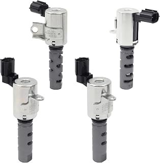 Exhaust & Intake Left Right Engine Variable Valve Timing (VVT) Solenoid Compatible with Toyota Avalon Camry Highlander Rav4 Sienna Venza Lexus Rx350 Rx450H V6 3.5L Cam Timing Oil Control Valve