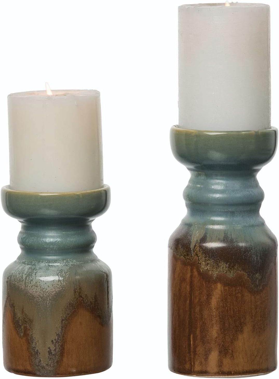 Amazon.com: Elanze Designs L0071 Stoneware Earthy Ombre, Blue/Brown 7. ...