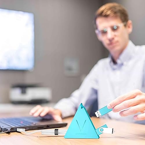 Miniatura 7 de Hub USB 3.0, torre de concentrador USB de 4 puertos, divisor USB de cable de 2 pies para laptop, PC, Xbox One, PS4, PS5, iMac, Surface Pro, XPS