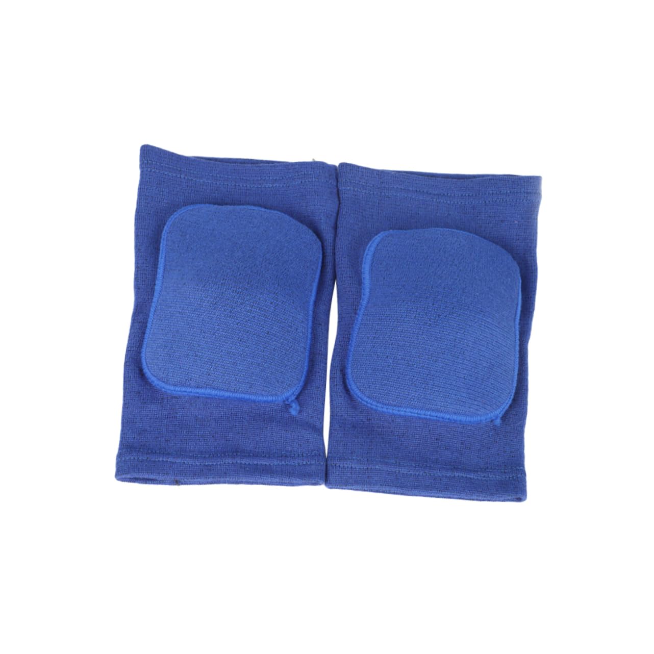 Healeved 2Pcs Blue Exercise Sponge Knee Pads for Fitness Training Non Slip Support for Gym Workouts Comfortable Squat Protectors with Double Straps for Enhanced Stability