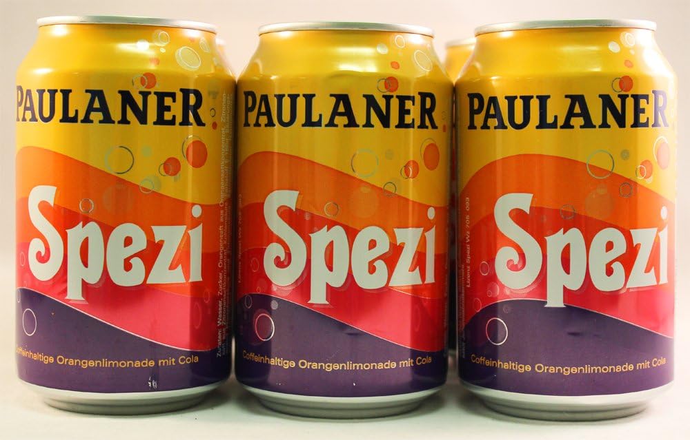 Paulaner Spezi .33L (European Import) - SIX Cans (6 x .33l cans)