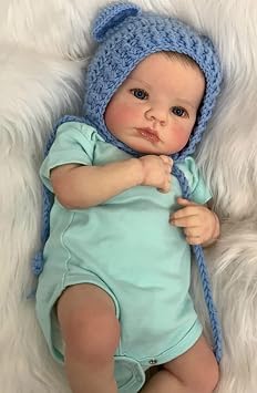 Angelbaby Lifelike Reborn Baby Dolls 20 inch Realistic Silicone Newborn Size Baby Dolls Look Real Handmade Indeal Index Body Body Body to Toddler Best Toy Gifts   