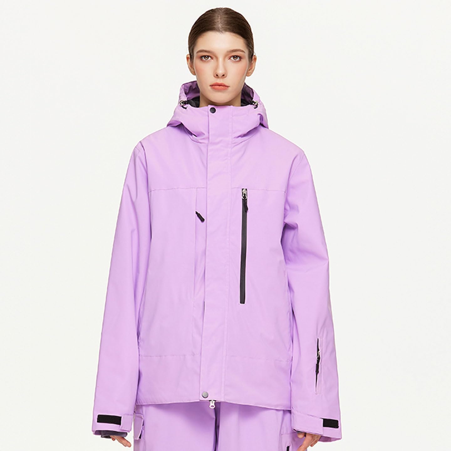 ARCTIC QUEEN Men and Women Ski Jacket Waterproof Windproof Outdoor Snowboarding Coat