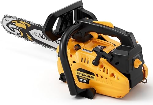 Miniatura 7 de Motosierra de gas de 62 CC, sierra de cadena eléctrica de 20 pulgadas, motosierras de gasolina de 2 ciclos, motosierras de gasolina, herramienta de