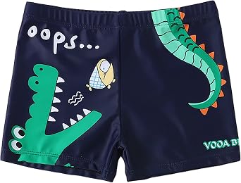 Boys Swimming Trunks 2-11 Years Baby Boys' Swimwear Kids Swim Shorts with Cartoon Dinosaurs