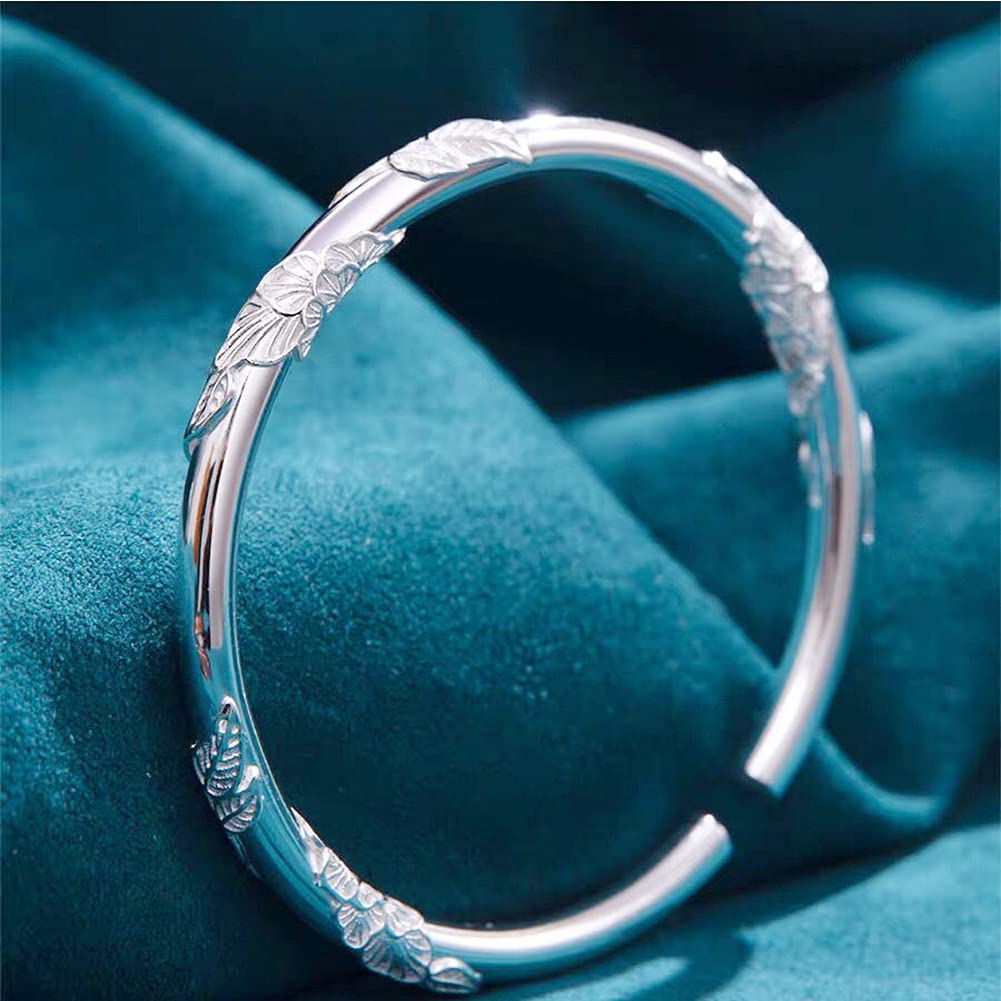 アクセサリー Sterling Silver Bamboo Bangle Vintage B3815.jpg