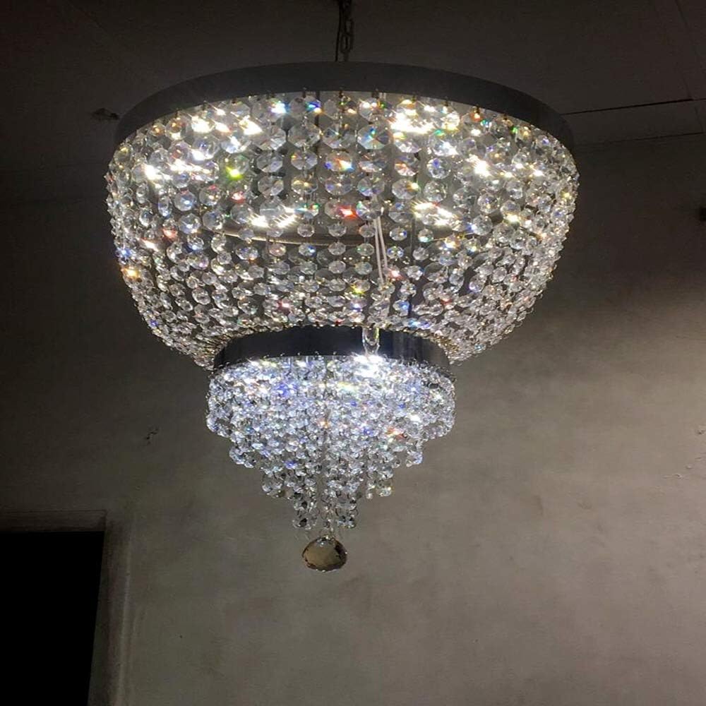 Sanleen Enterprises Crystals Chandelier Ceiling Light Fixture (Clear)