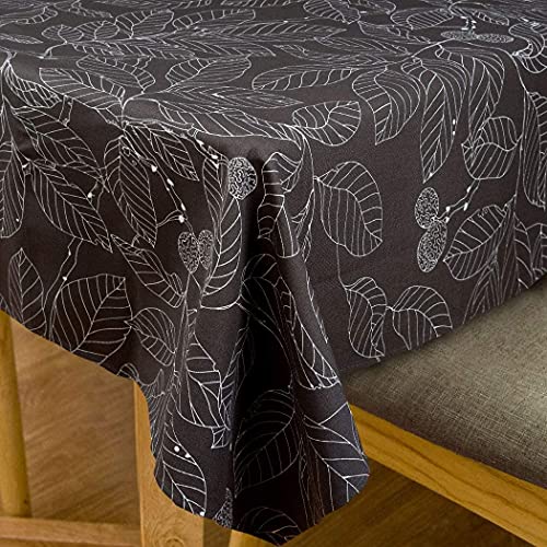 Nappe Oxford noire de qualité supérieure en coton lin durable - 6