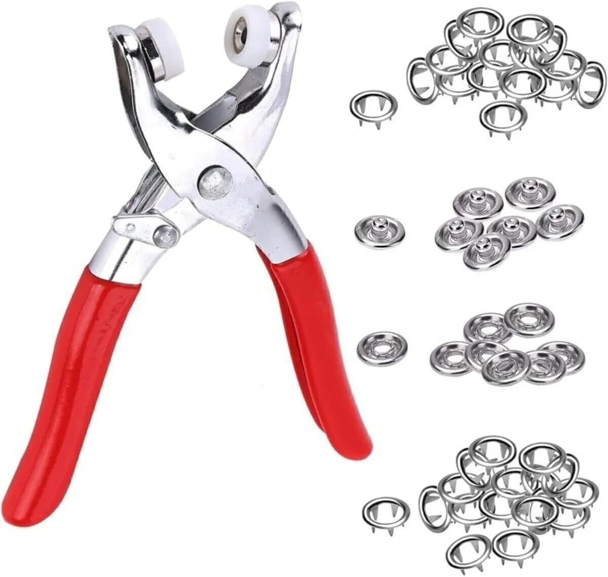 TİNEKE 9.5 Mm Metal Çıt Çıt, El Pensesi, Set- Gömlek Ve Bebe Çıtçıt Montaj Seti Düğme Pensesi