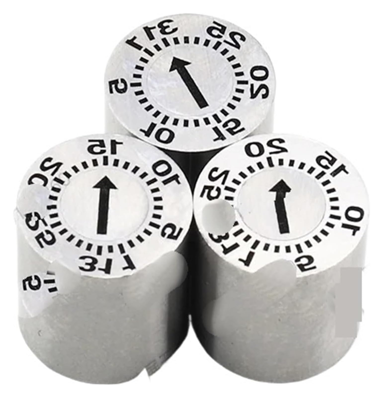 einstellbarer doppelter Datumscode, Verstellbarer Kalenderstempel, industrielle Datumsstempeleinsätze aus Kunststoff, verschiedene Größen, 2/10er-Pack(Days Stamp,2 pcs 20x16mm)