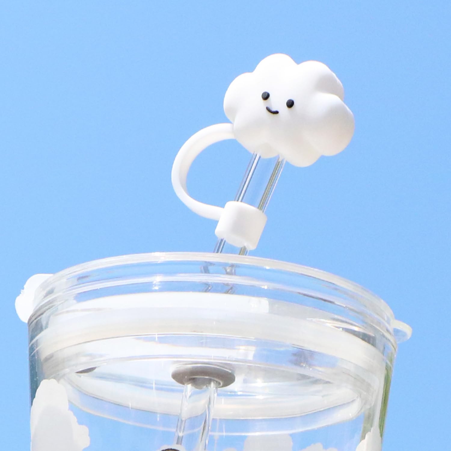 Blue Star Straw Cap - Silicone Straw Covers For Stanley Cups & Tumblers, Dust-Proof Protection