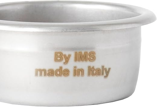 VIA Crema by IMS 58 mm Espresso Basket Filter Fits Most 58 mm Portafilters, Made in Italy, 2 Cups 14GR