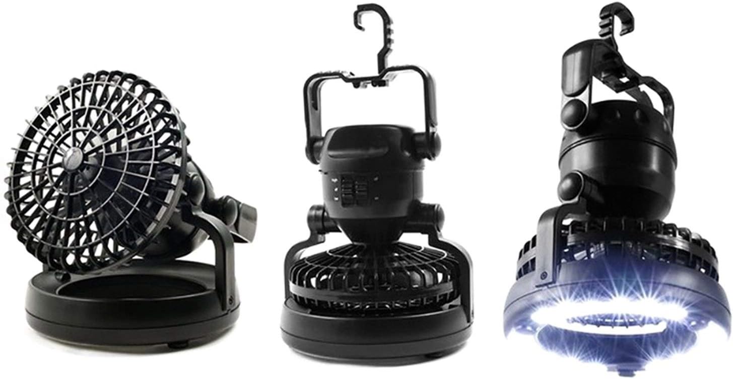 Camping Lantern for Home 2 in 1 Portable LED Camping Lantern with 18 LED Flashlight Ceiling Fan for Outdoor Hiking Fishing Outages and Emergencies Tent for Hurricane Emergency Power Outages and Mor