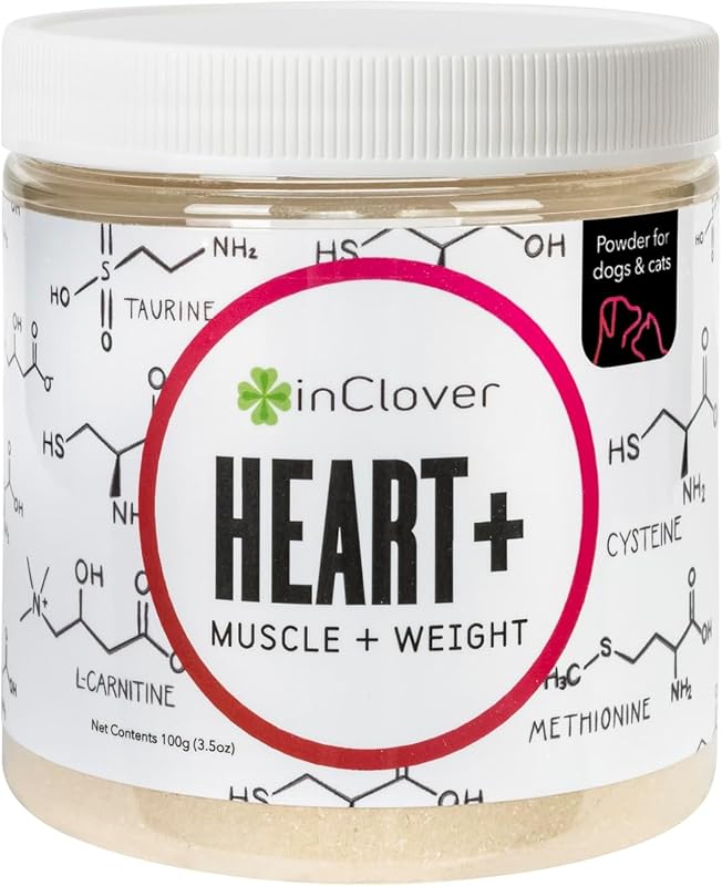 Suplemento em Pó com Taurina, L-Carnitina e Cisteína In Clover para Gatos e Cães, 99 g