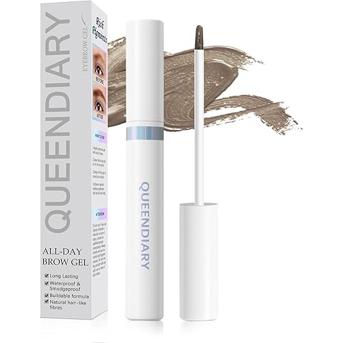 QueenDiary Eyebrow Stain Long Lasting Eyebrow Makeup Smudge-proof Eyebrow Gel Waterproof Transfer-proof Vegan Cruelty-free Eyebrow Gel (Brunette)
