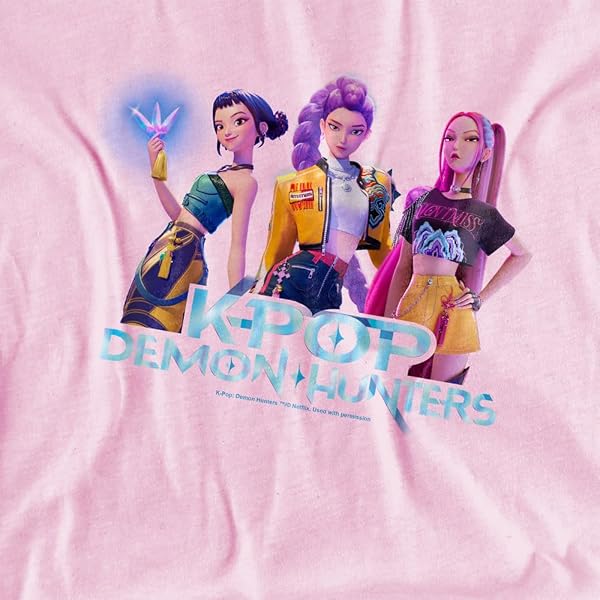 Kpop Demon Hunters - Huntrix Kpop Group Kids T Shirt - 2