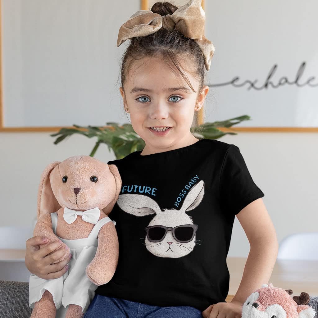 Rabbit Print Kids' T-Shirt - Cool T-Shirt - Animal Tee Shirt for Kids