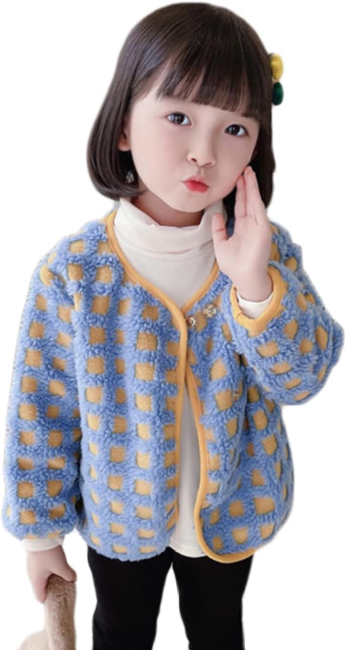 BKVB] コート 子供服 女の子 モコモコ コート フェイクムートン