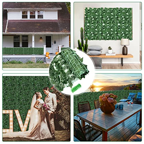 Artificial Ivy Privacy Fence Screen, 118" X 39.4" Balcony Privacy Screen Artificial Hedges Fence For Outdoor Garden And Yard Decoration #TOP5
