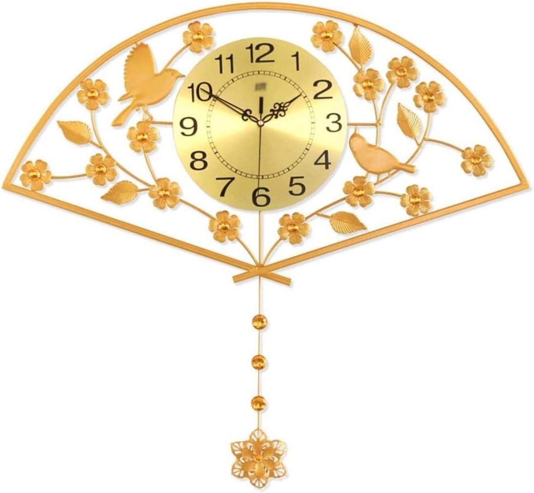 Yxxc Wall Clock,Swing Wall Clock with Swinging Pendulum