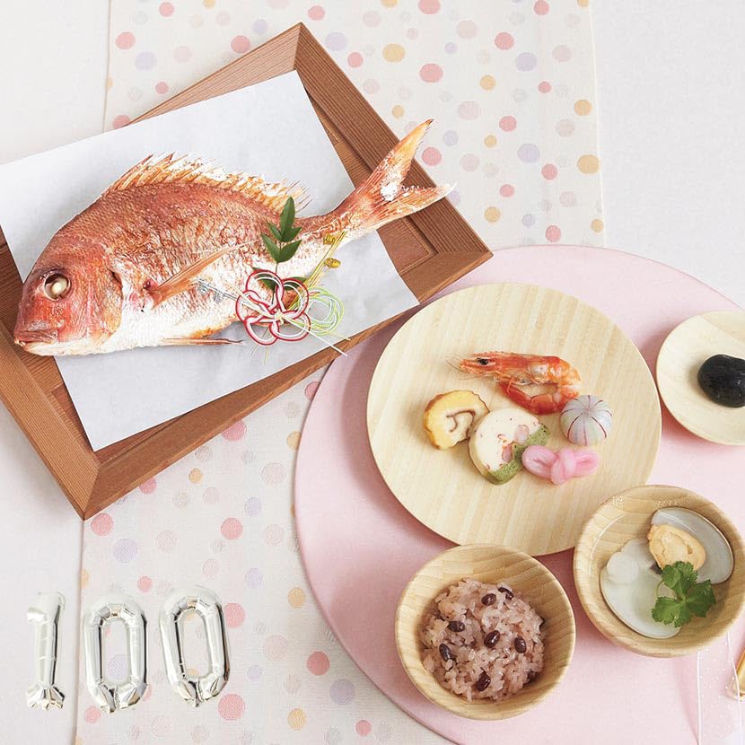 あやな　お食い初めセット Amazon | 花むすび・えん お食い初めセット もえみずき 鯛 (国産天然