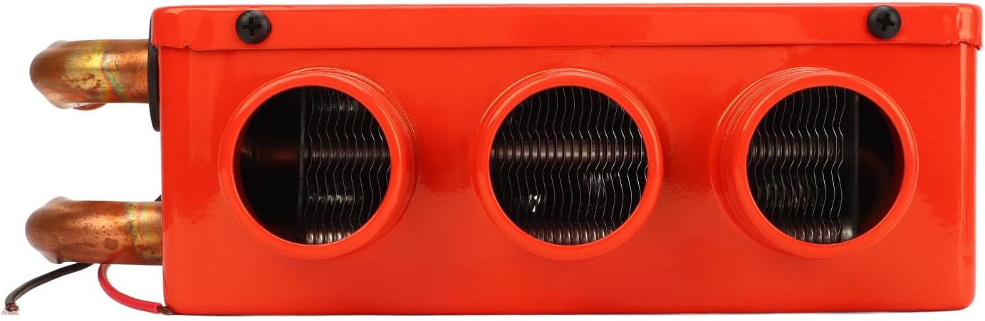 Focket Car Defroster, 50W 3 Holes Portable Defogger, Compact Car Heater with Air Conditioning Hose and Switch for (24V)