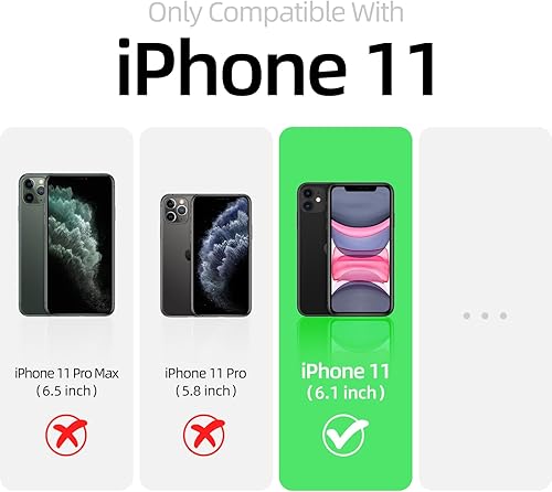 Miniatura 7 de Funda para iPhone 11, funda de silicona suave de alta calidad, tacto suave y sedoso, protección completa contra caídas de máquina Funda de